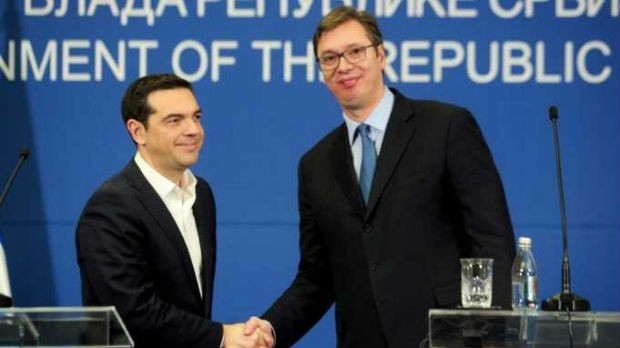 Sastanak Ciprasa i Vučića u Solunu o kojem je reporterka RTS-a površno izveštavala.